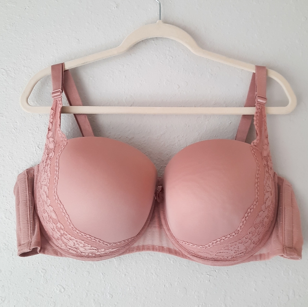 Torrid Curves Rose Push-up Balconette Bra 48D